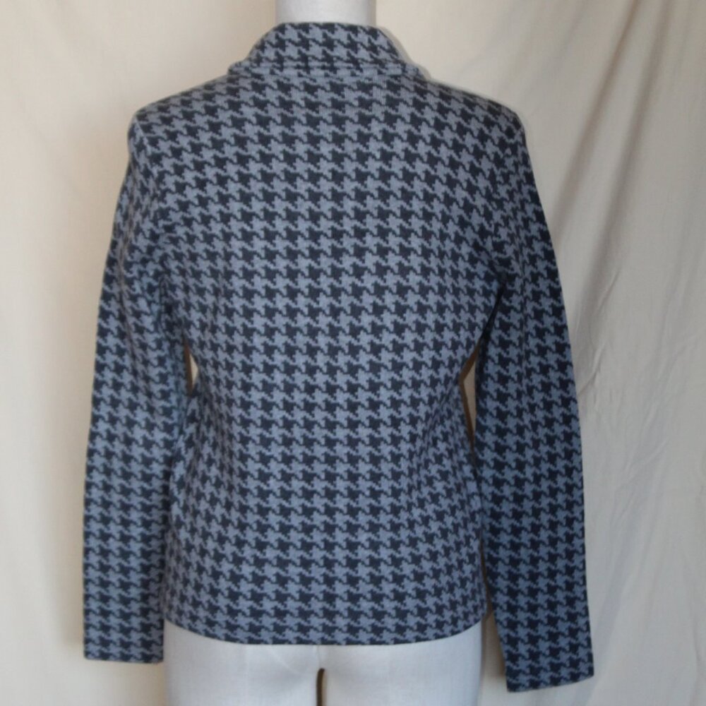 Chaps Houndstooth Motorcycle Jacket - image 2